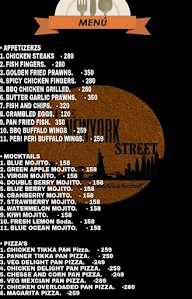 The New York Street menu 3