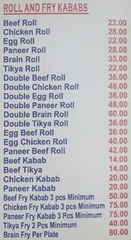 Blue Star Restaurant menu 1