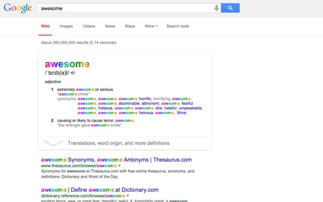 Everything Is Awesome chrome extension