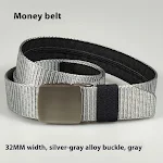 Silver Gray Buckle Gray