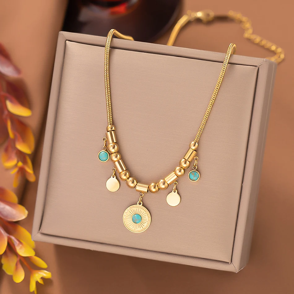 Roestvrijstalen Romeinse Tophus Ketting Mode Sieraden voor Heren en Dames Duurzaam en Elegant Klassiek Ontwerp Waterbestendig