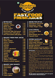 Bhandari Fast Food menu 1