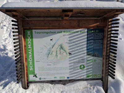 Skitour map of today