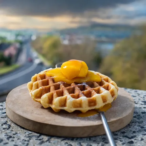 Mango Crush Waffle