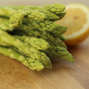 Young green asparagus
