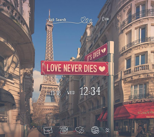 Paris wallpaper Signs of Love 1.0.0 Windows u7528 1