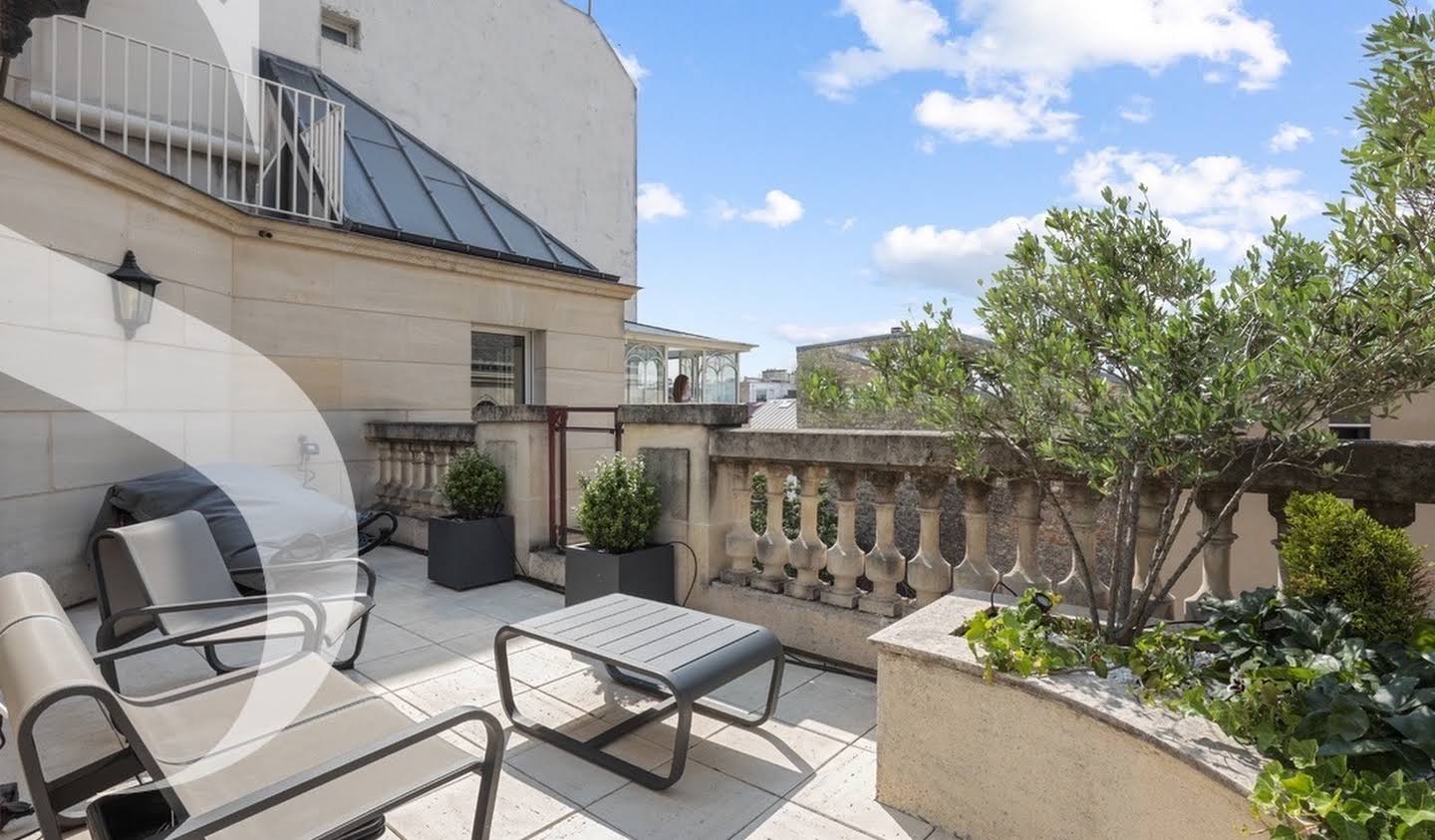 Appartement contemporain avec terrasse Paris 16ème