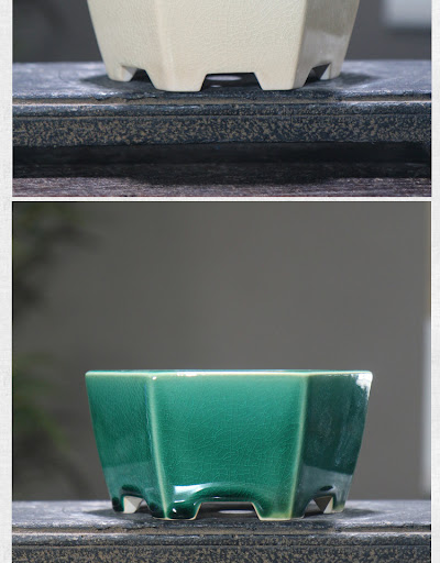 Title 1, Purple Sand Flowerpot Ceramic Bonsai Basin Mita...