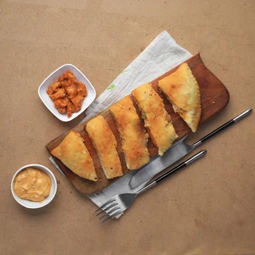 Butter Chicken Garlic Bread