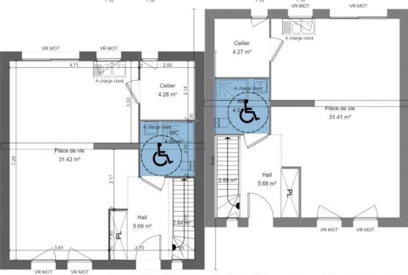  Vente Terrain + Maison - Terrain : 1 000m² - Maison : 72m² à Nemours (77140) 