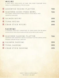 Ohri's Ming's Court menu 3