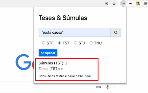 Teses e Súmulas