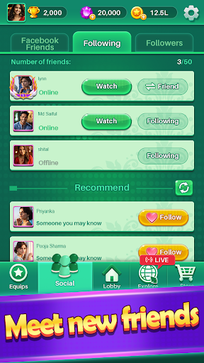 Screenshot Carrom League: Friends Online