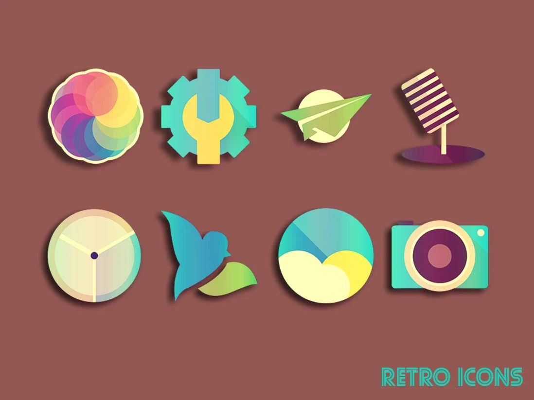  RETRO ICONS Pack: captura de pantalla 