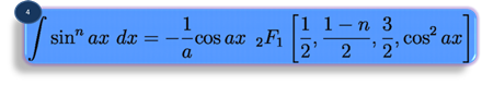 integration formula