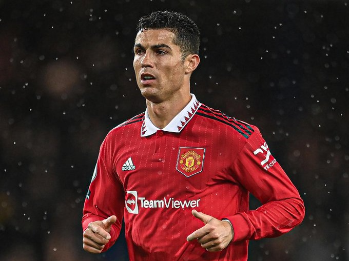 Manchester United's Cristiano Ronaldo during a recent match