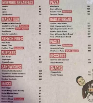 MBA Chai Wala menu 1