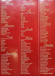 Zam Zam Sweets & Bakery menu 2