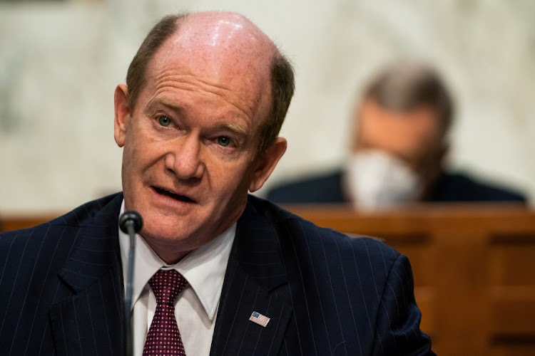 Senator Chris Coons. Picture: DEMETRIUS FREEMAN/REUTERS