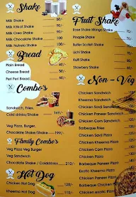 Sandwich Adda menu 1