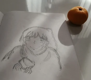 サシャイラスト！「🍊？」