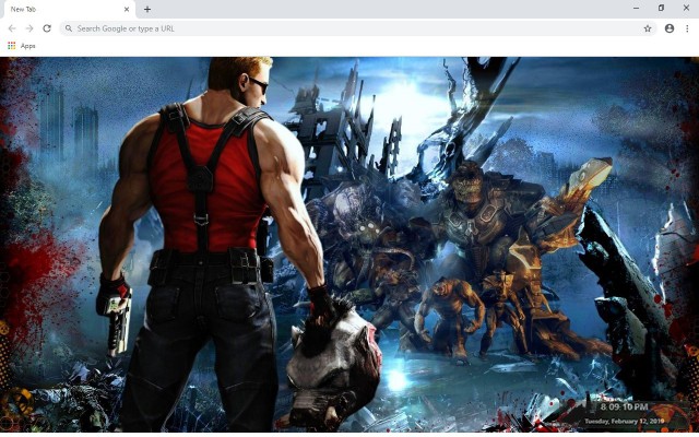 Duke Nukem New Tab & Wallpapers Collection