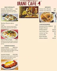 The Irani Cafe menu 2