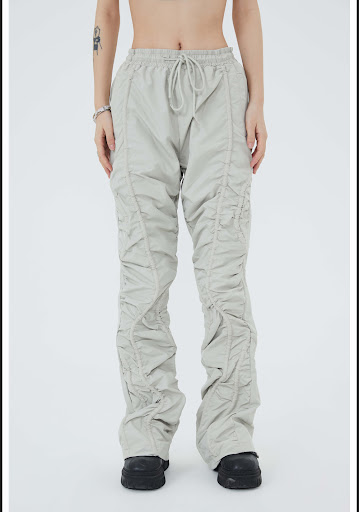 Title 5, Mens Pleated Straight Tube Loose Street High S...