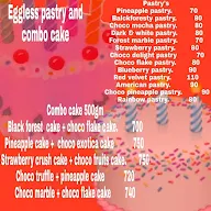 Wao Cake menu 1