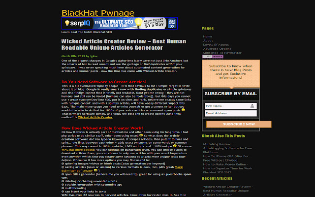 Best Blackhat SEO Blog chrome extension