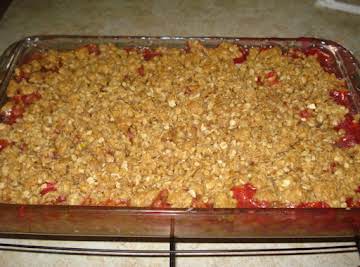 Mom's Rhubarb Crisp