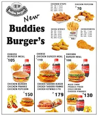 Buddies Burger menu 2