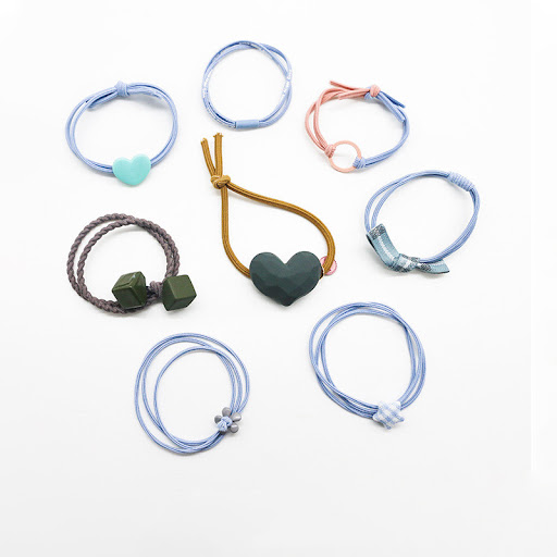 Title 5, Womens rubber bands for hair and hairstyles. S...