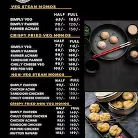 The Appetite Momos menu 