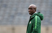 David Notoane, coach of South Africa during the 2019 U23 African Cup of Nations Qualifier South Africa training at the Orlando Stadium, Soweto. 