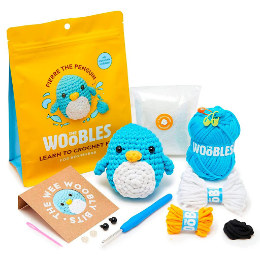 Title 6, Beginner Crochet Kit with Step-by-step Video Tu...