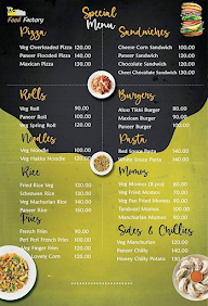 Bachelor's Food Factory menu 1