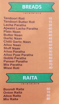 Veer Ji Da Dhaba menu 4