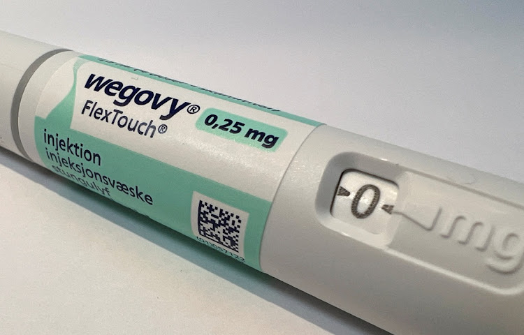 A 0.25 mg injection pen of Novo Nordisk's weight-loss drug Wegovy is shown in this photo illustration in Oslo, Norway.