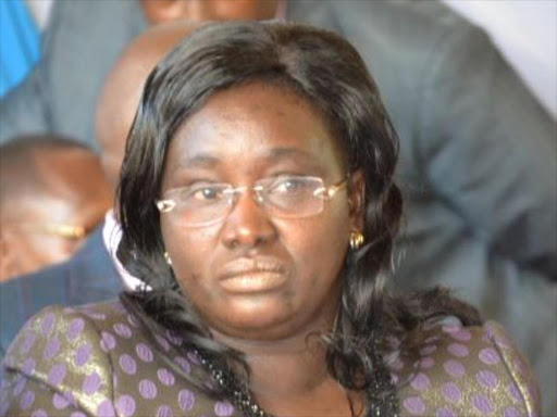 Embattled Kitui Treasury executive Mary Nguli in October at Kitui Kefri Centre./MUSEMBI NZENGU