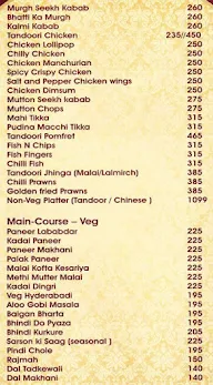 Nizam's Paradise menu 2