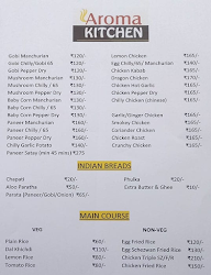 Aroma Kitchen menu 2