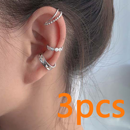 Title 5, Explosion Style Tassel C-shaped Copper Zircon E...
