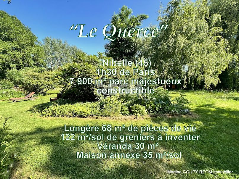 Vente propriété 6 pièces 142 m² à Nibelle (45340), 430 000 €