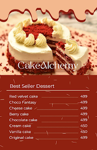 Cake Alchemy Delights menu 1