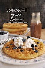 Overnight Yeast Waffles was pinched from <a href="http://www.yourhomebasedmom.com/friday-favorite-birthday-traditions/" target="_blank">www.yourhomebasedmom.com.</a>