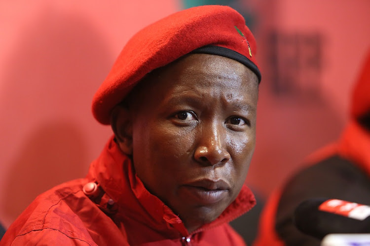 EFF leader Julius Malema. Picture: ALON SKUY​