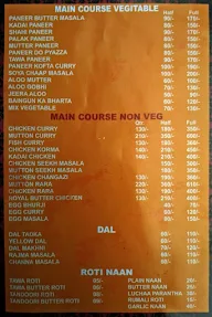 Royal Dhaba menu 3