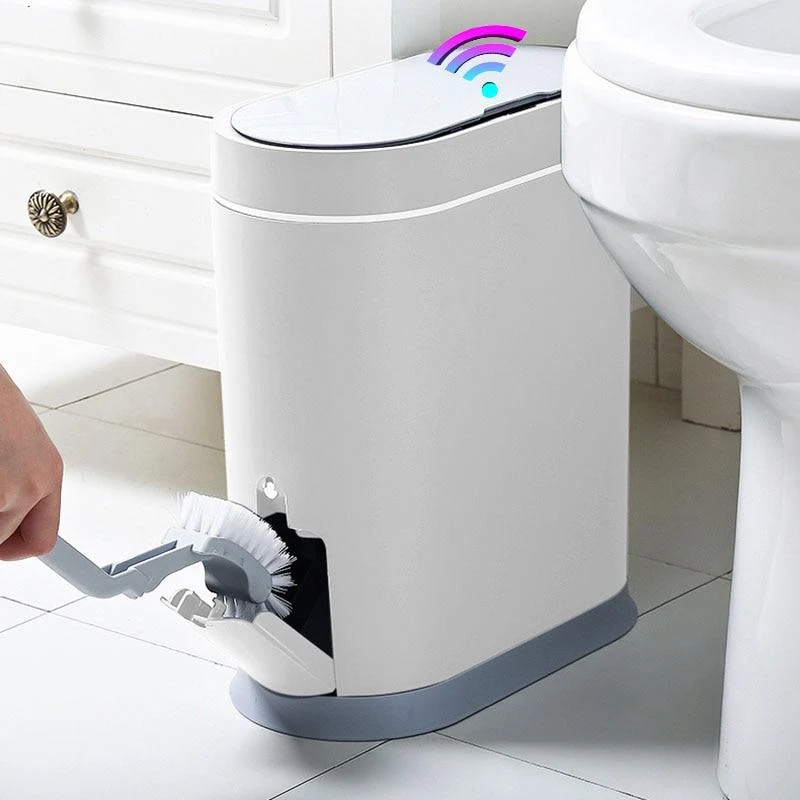 Električna pametna četka za WC šolju, kanta za otpatke sa senzorom i poklopcem, vodootporna. Poboljšana higijena u vašem kupatilu.