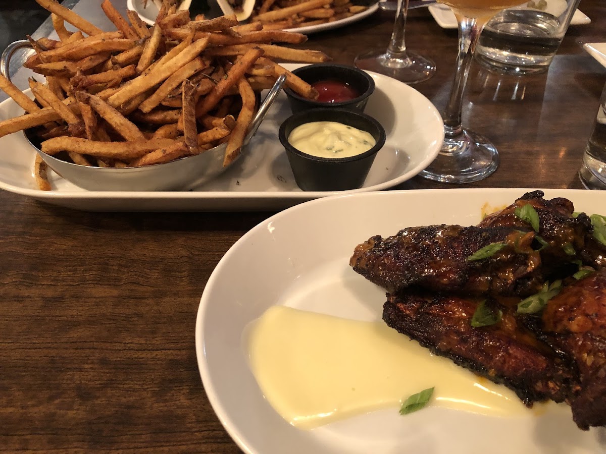 Korean Wings and Fries